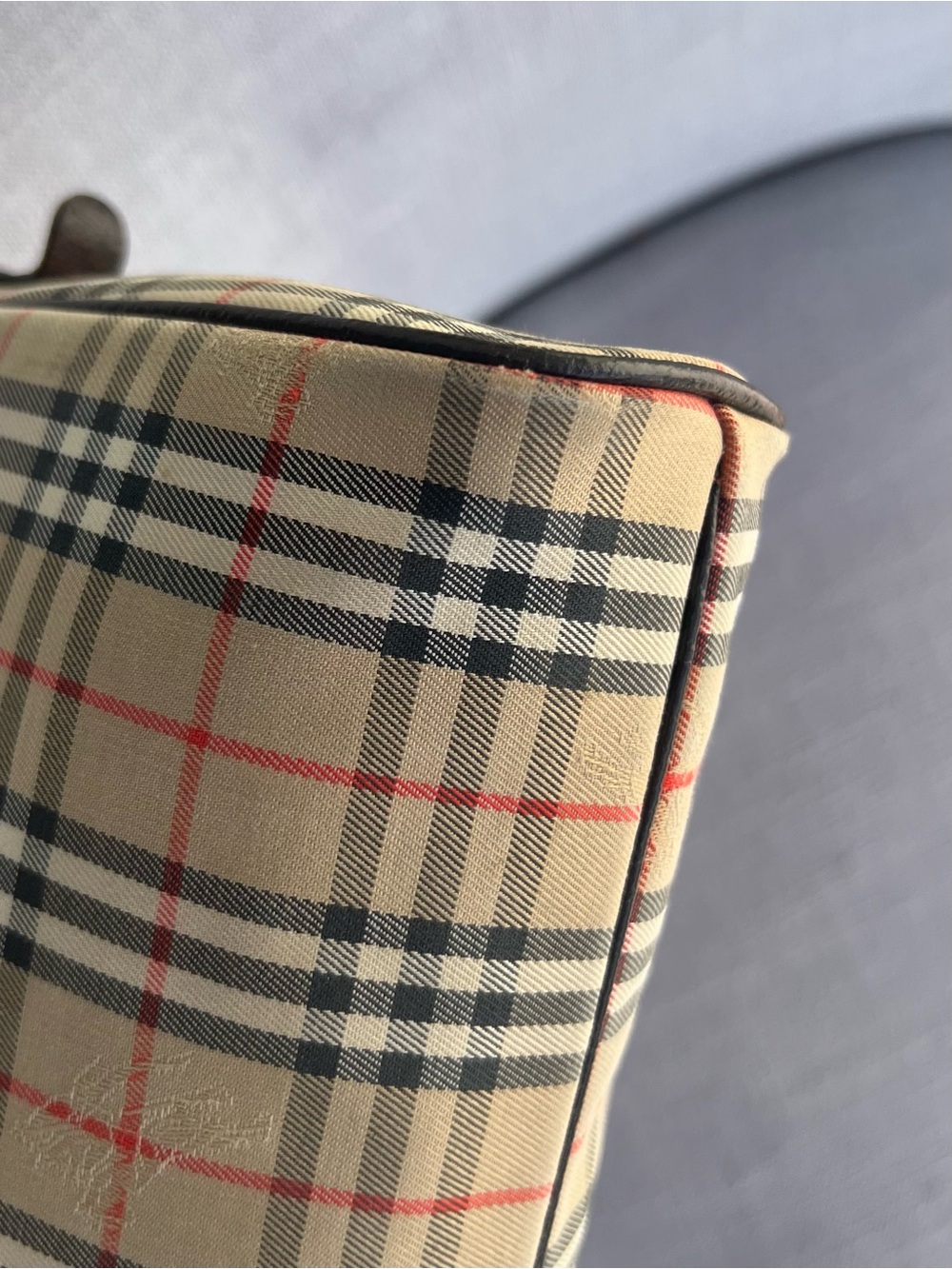 Burberrys plaid pouch cosmetic bag clutch - Picture 10 of 13